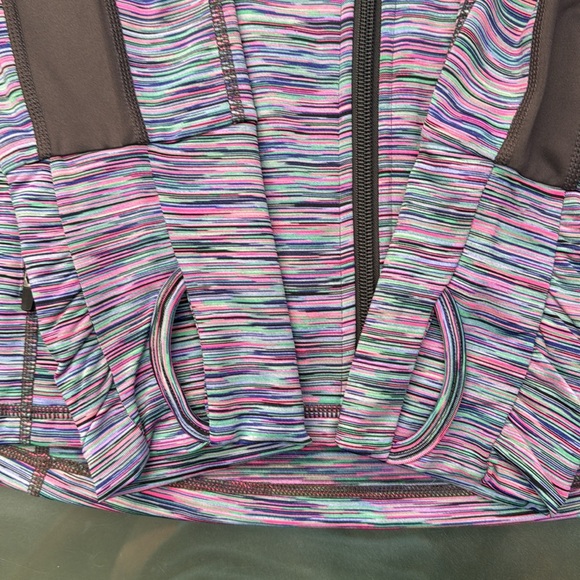 IDEOLOGY Women Long Sleeve Full Zip-Up Athletic Side Panels Jacket Large - Picture 12 of 12